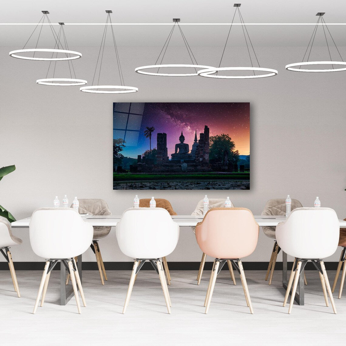 Budha Glass Wall Art