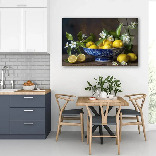Lemon Glass Wall Art - LUXARTDECO
