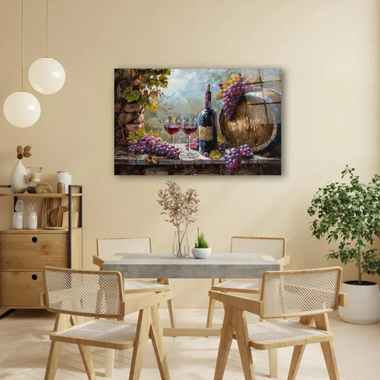 Wine Glass Wall Art - LUXARTDECO