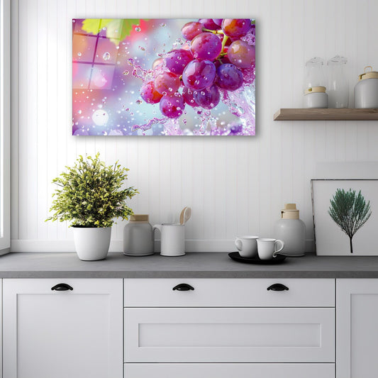 Grape Glass Wall Art
