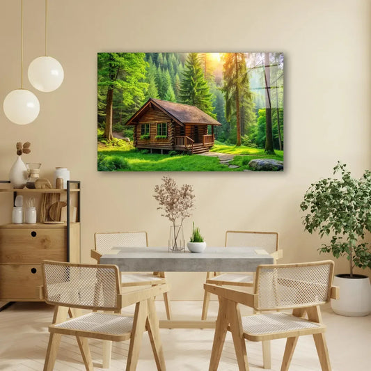Forest Glass Wall Art - LUXARTDECO