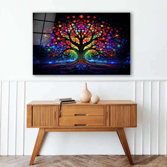 Tree of Life Glass Wall Art