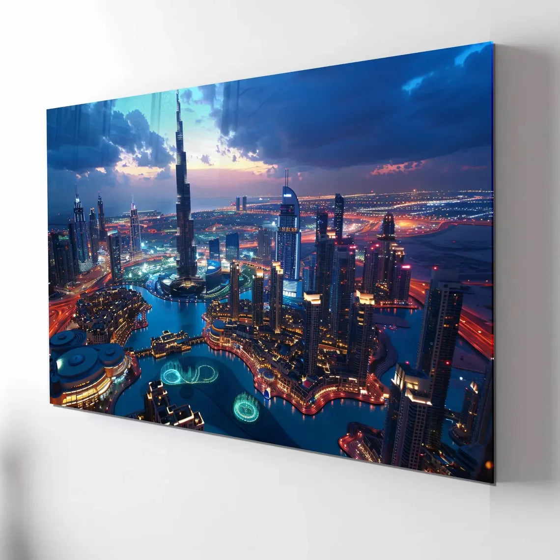Dubai Glass Wall Art - LUXARTDECO