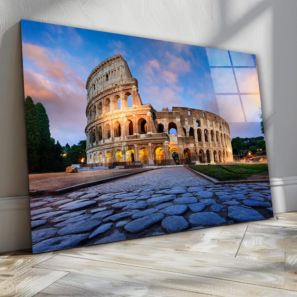 Colosseum Glass Wall Art