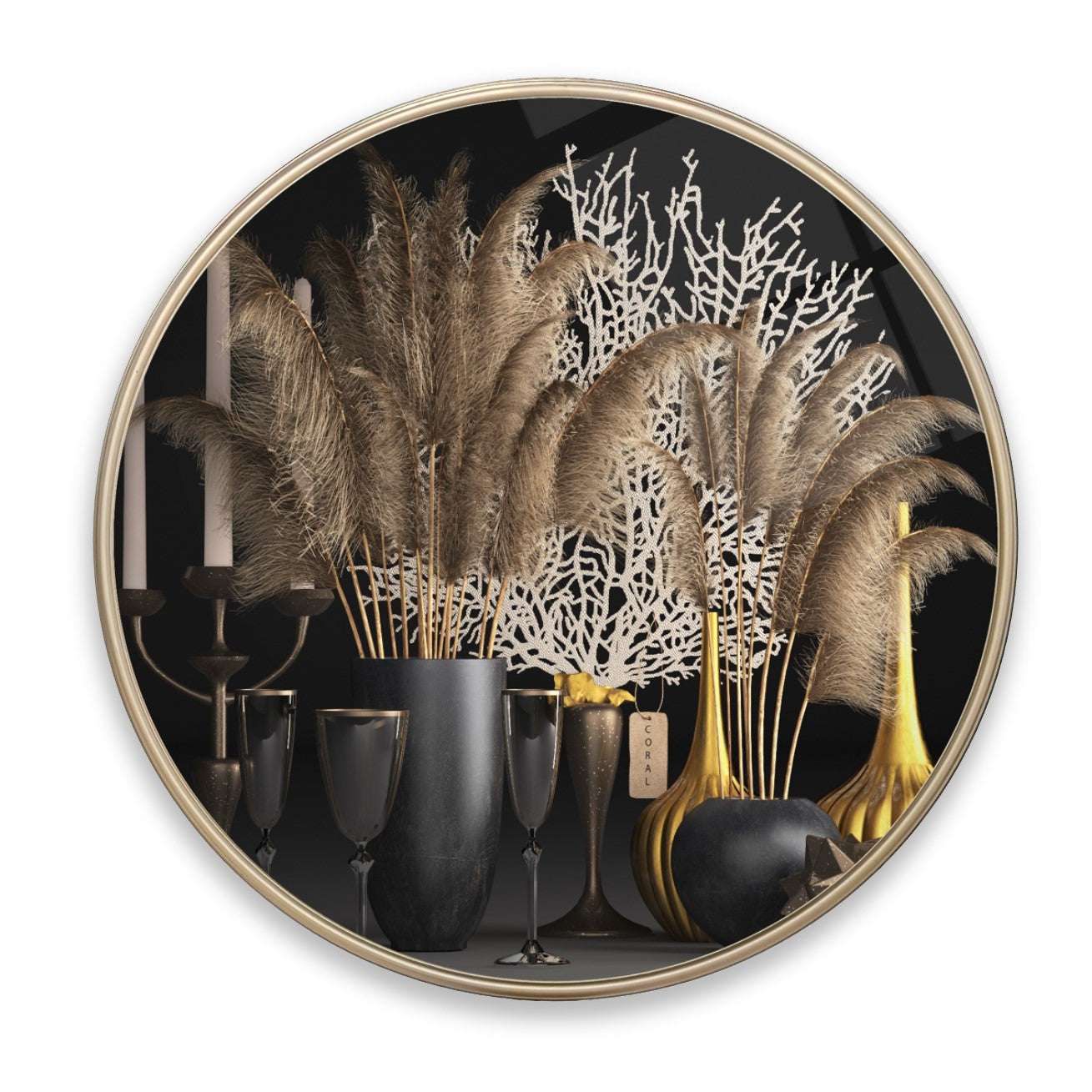 Vases Glass Wall Art