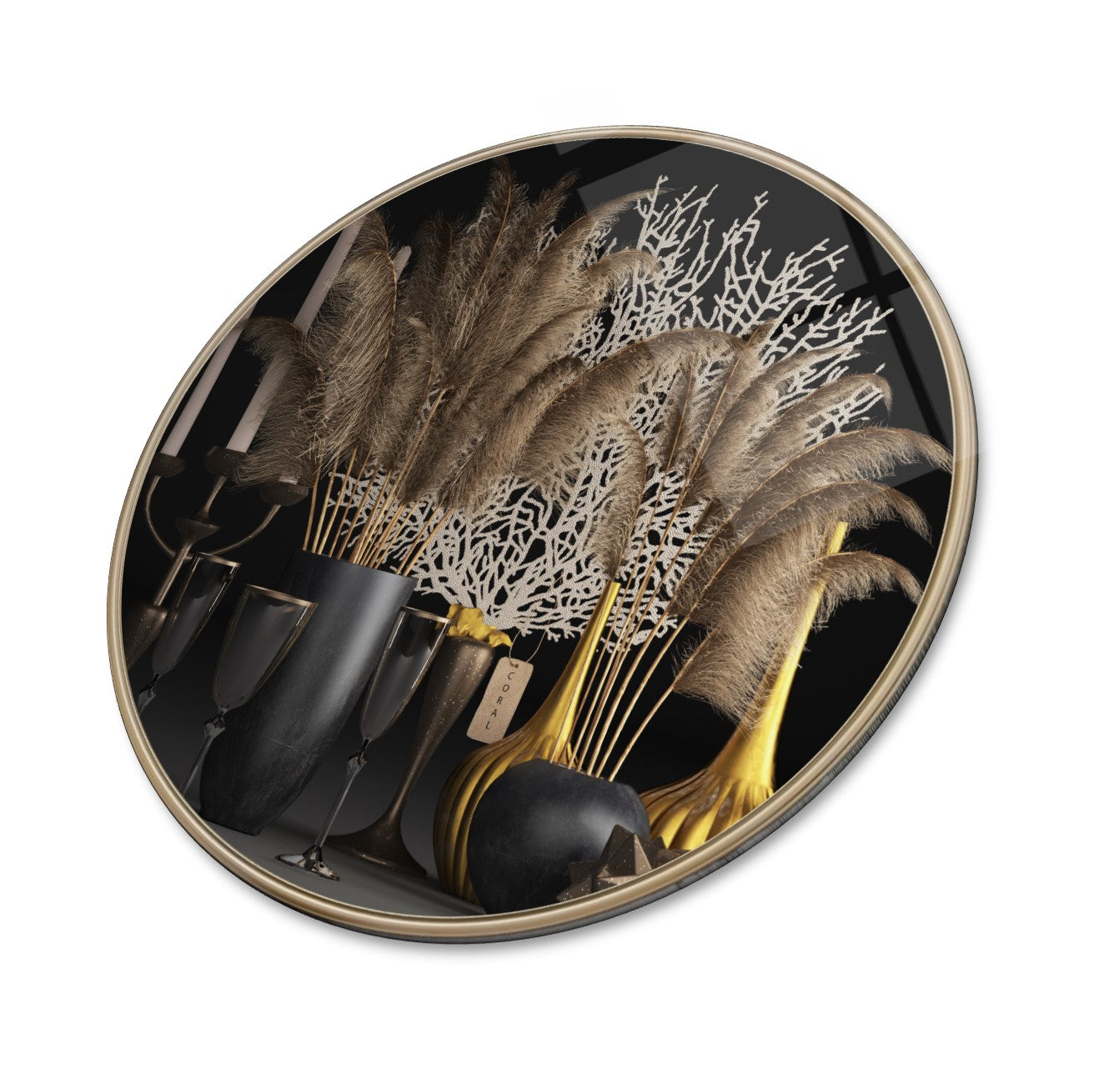 Vases Glass Wall Art