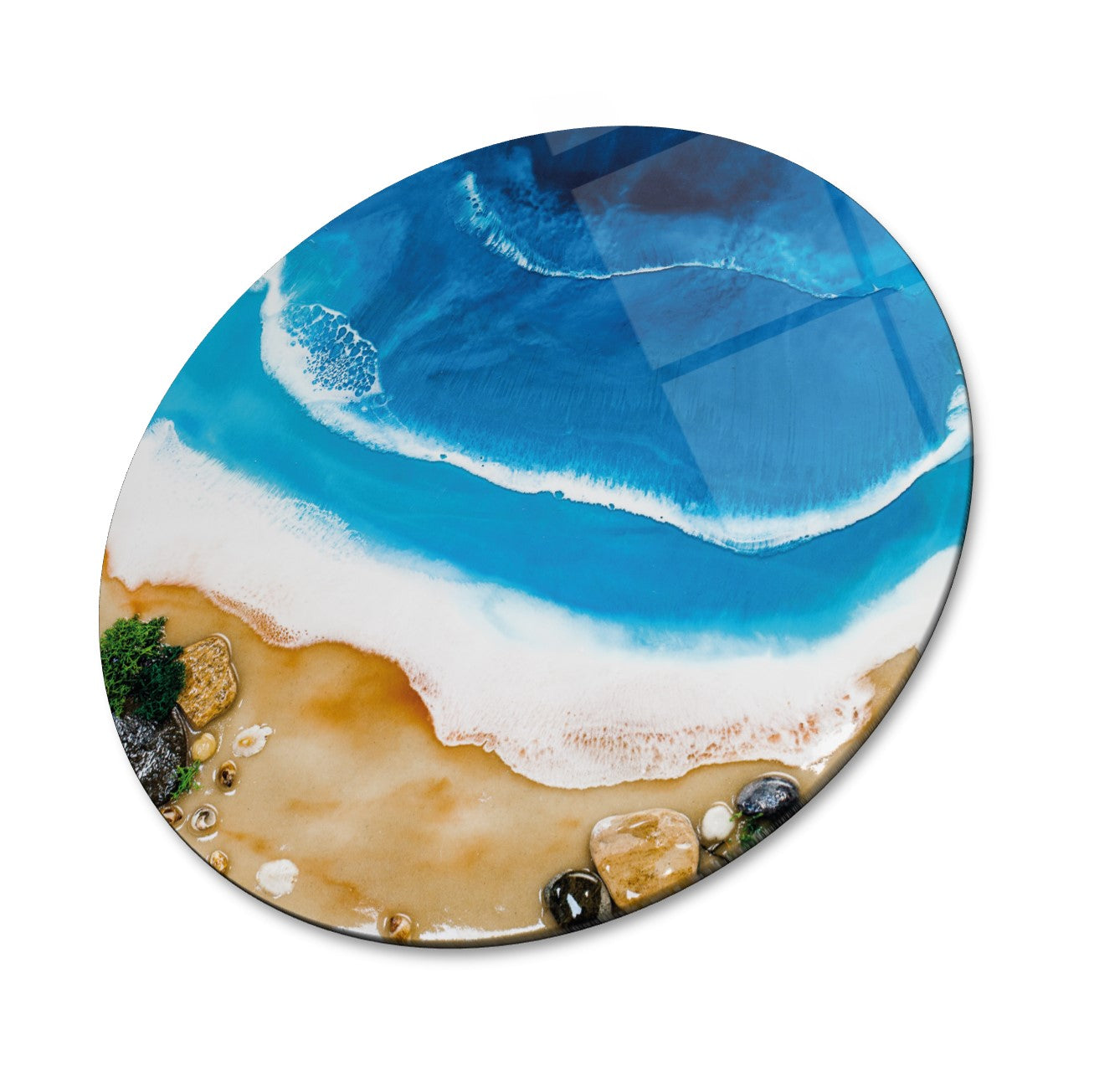 Art mural en verre de mer