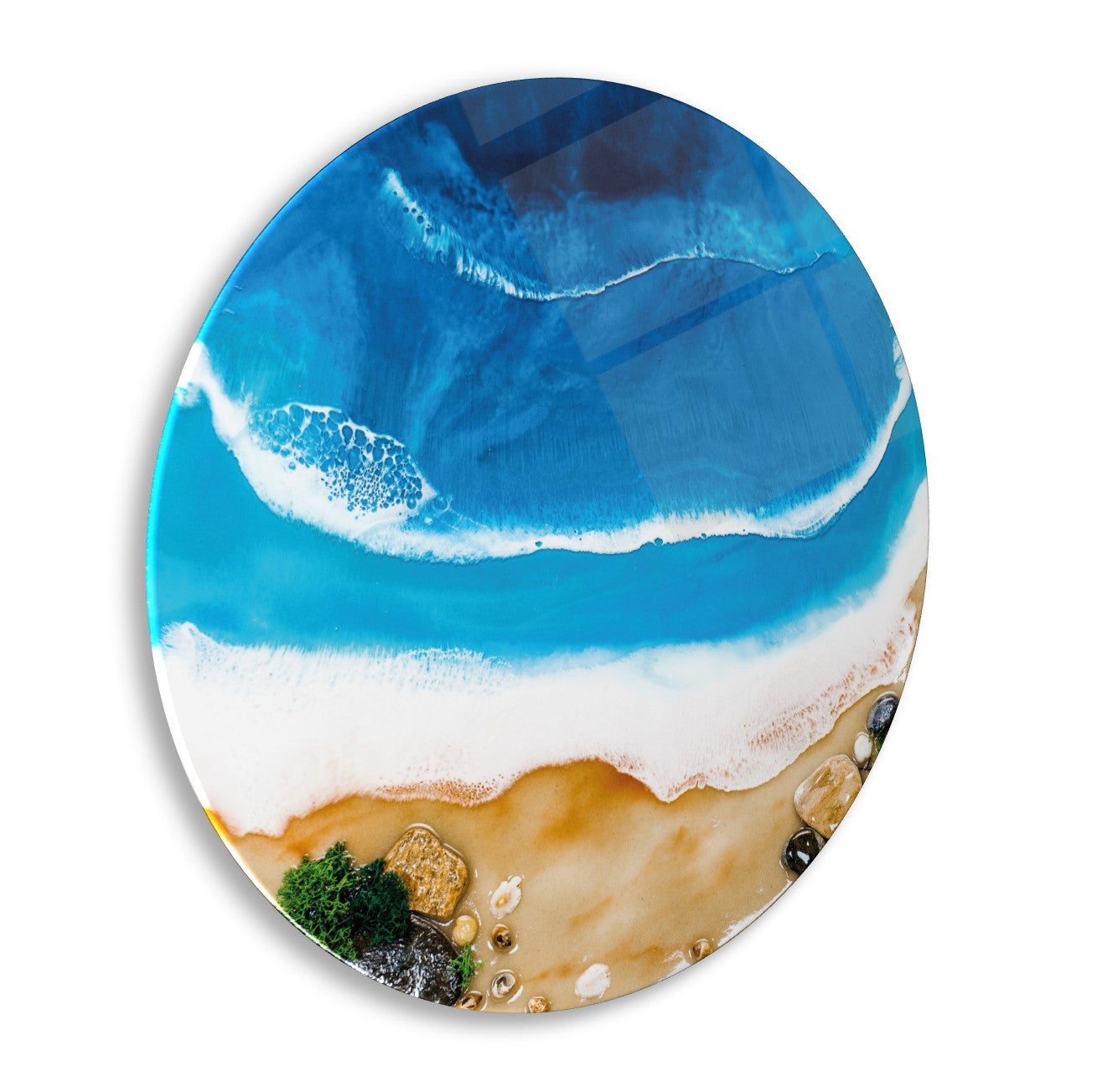 Art mural en verre de mer