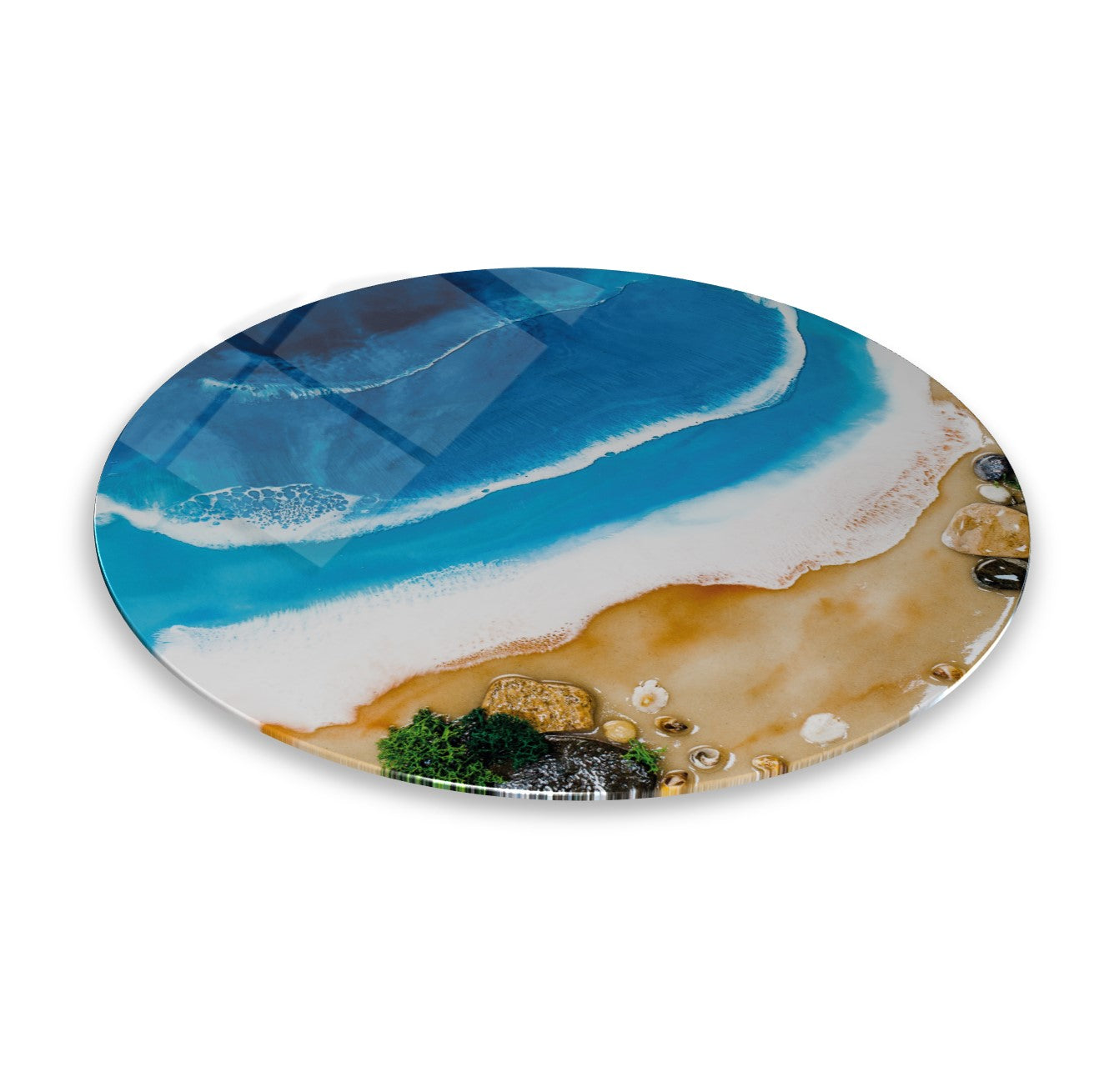Art mural en verre de mer