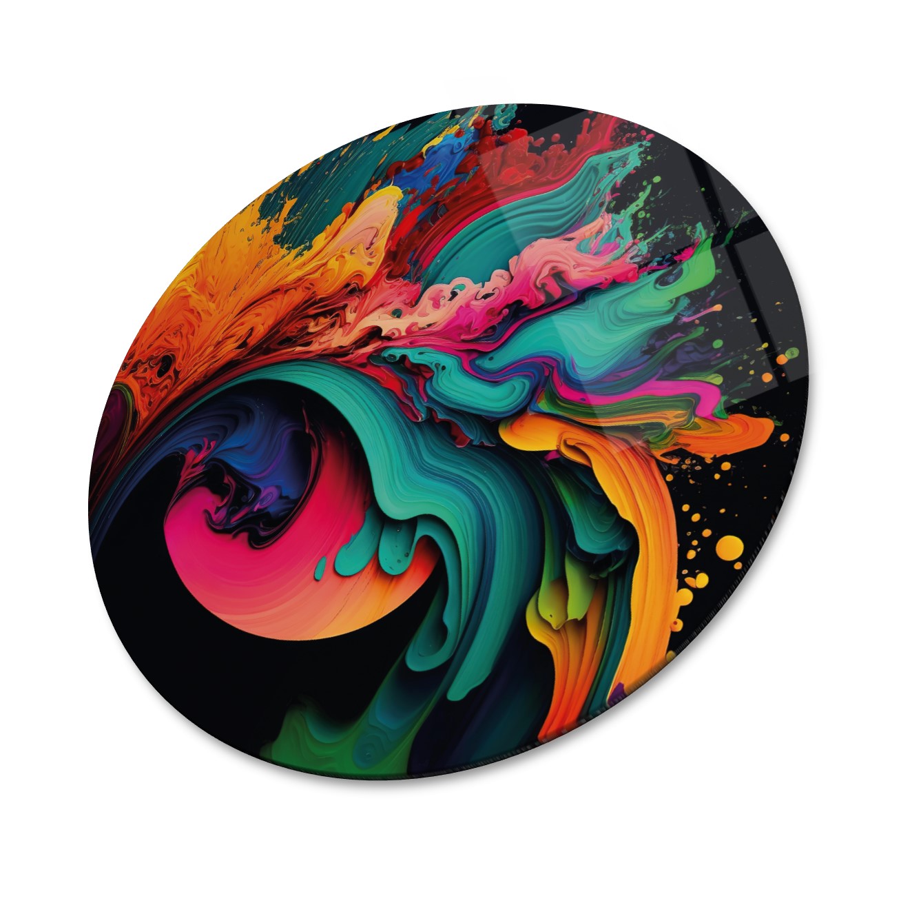 Colorful Glass Wall Art