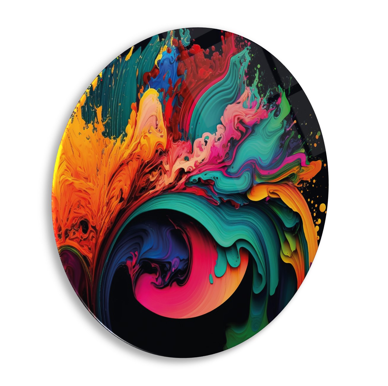 Colorful Glass Wall Art