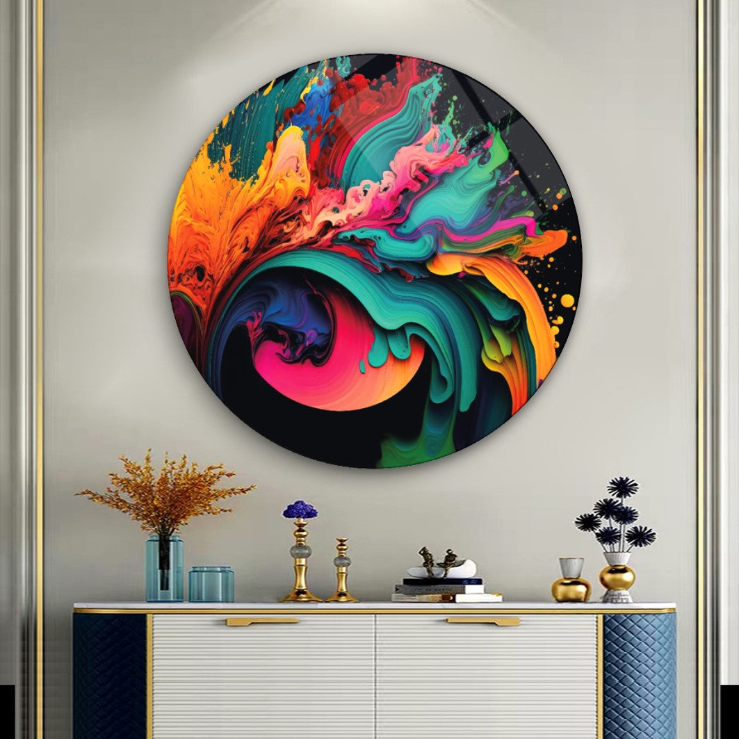 Colorful Glass Wall Art