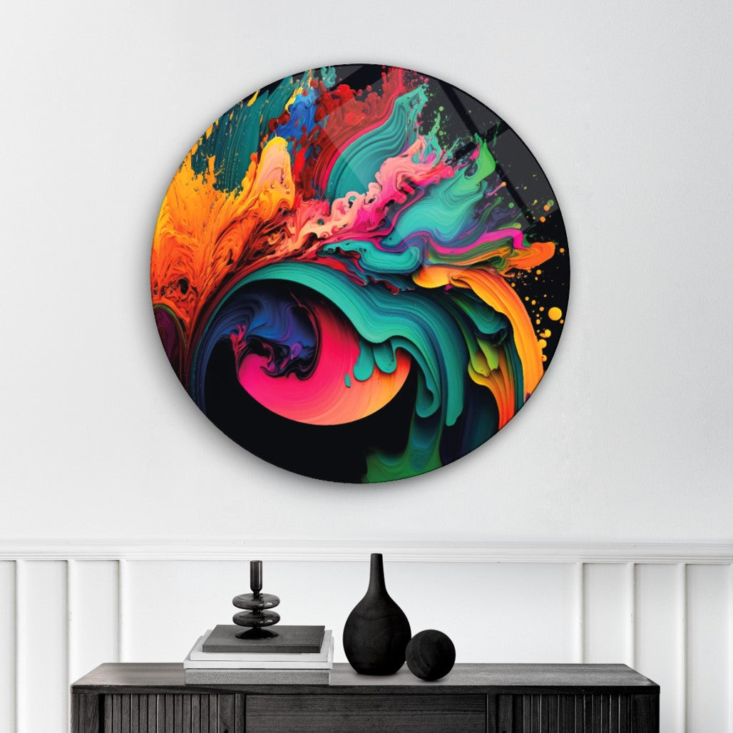 Colorful Glass Wall Art