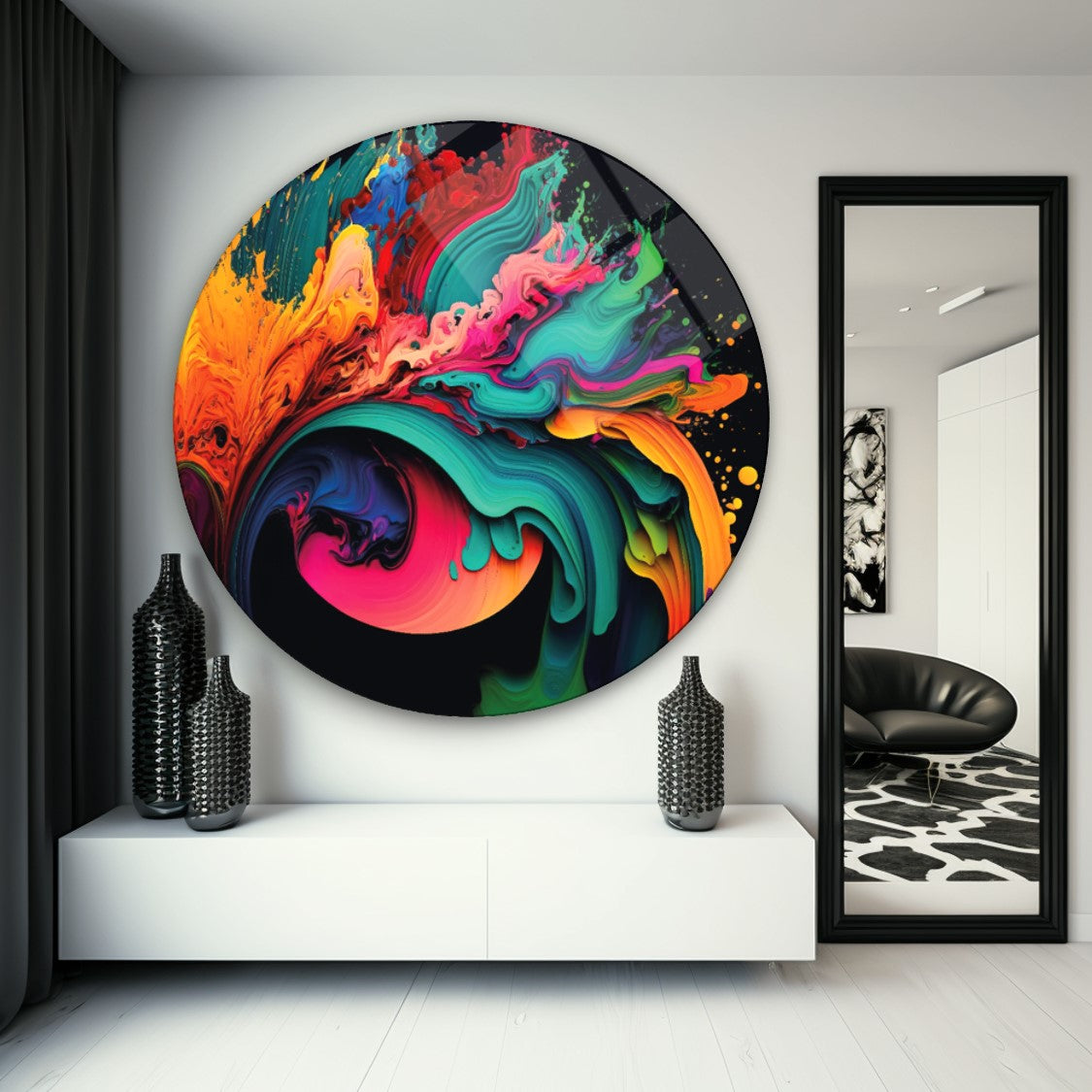 Colorful Glass Wall Art