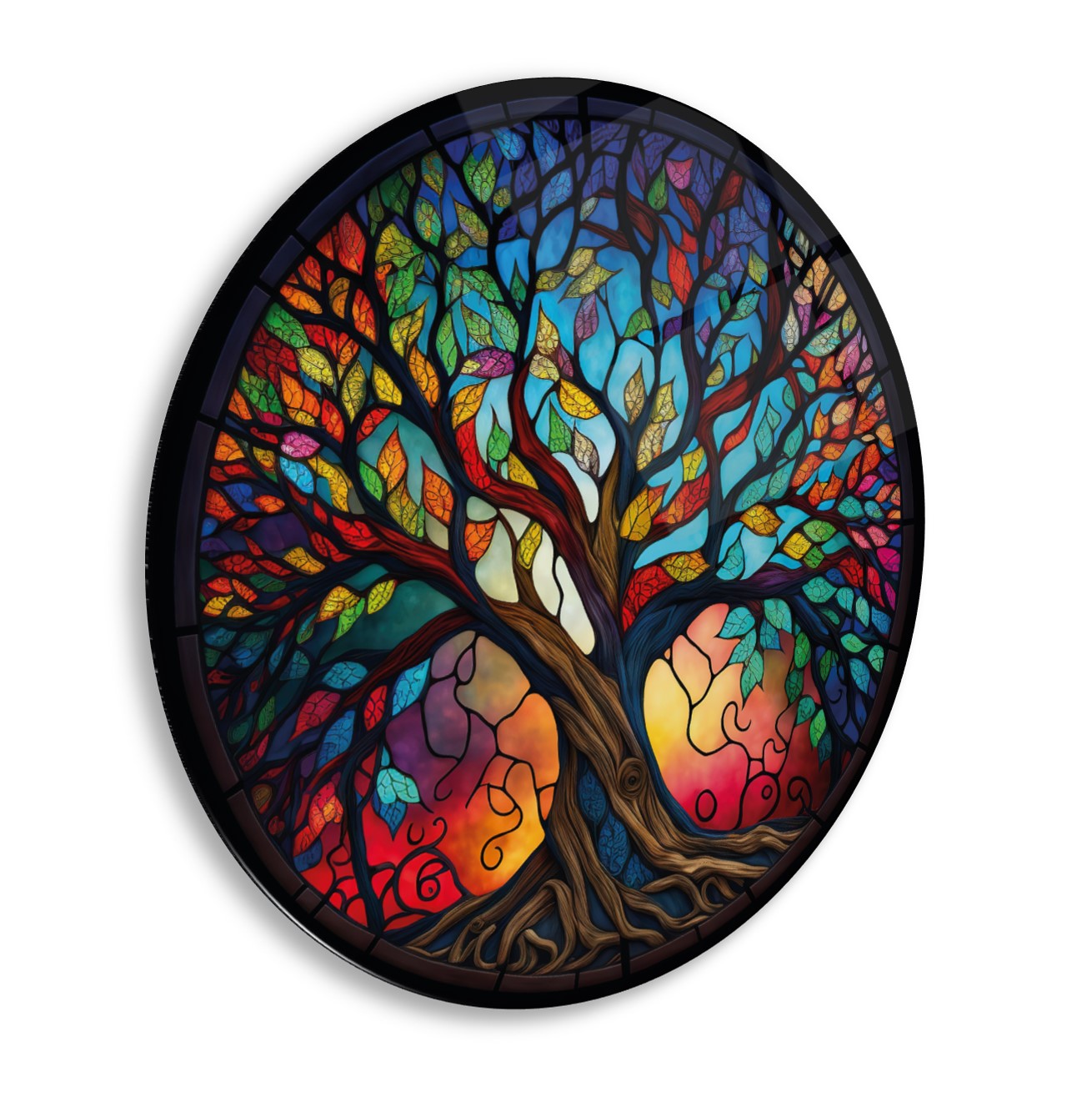 Décoration murale en verre Arbre de vie