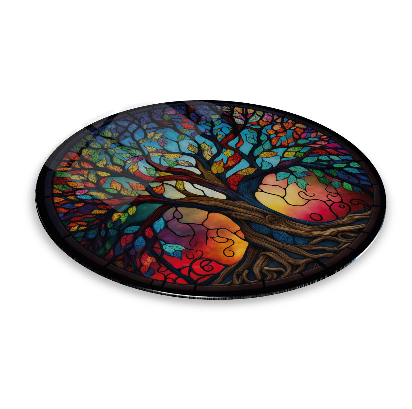 Décoration murale en verre Arbre de vie