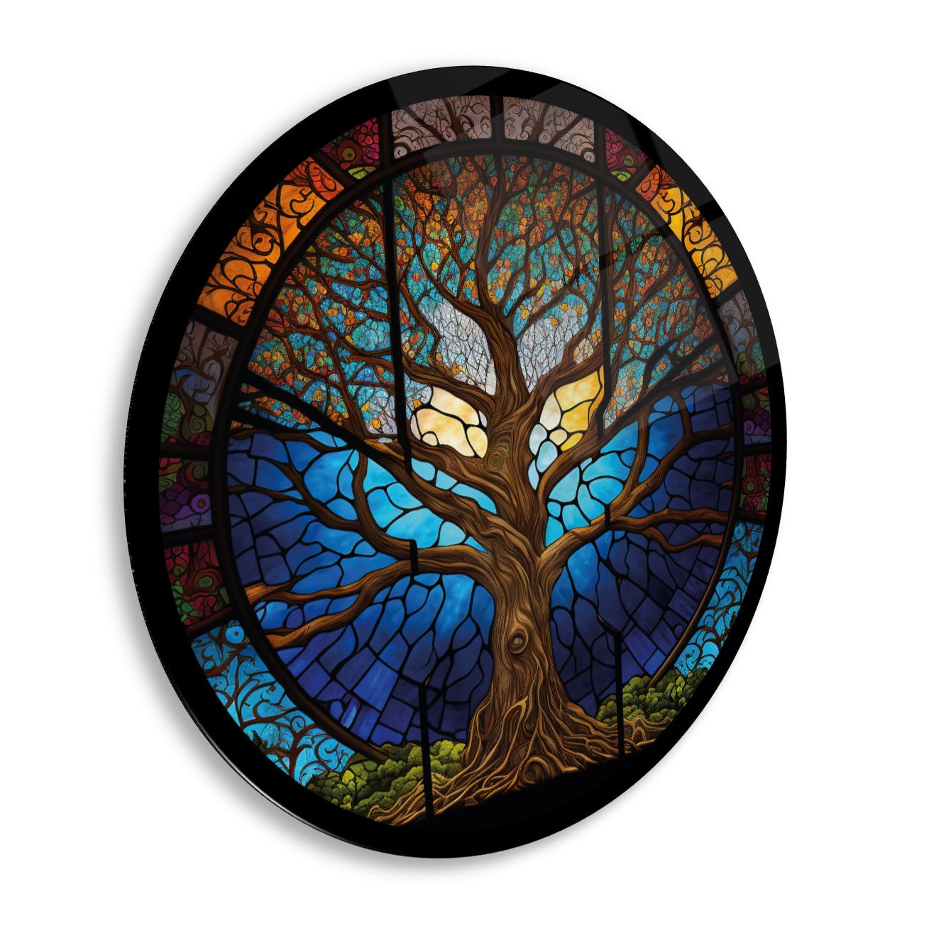 Décoration murale en verre Arbre de vie