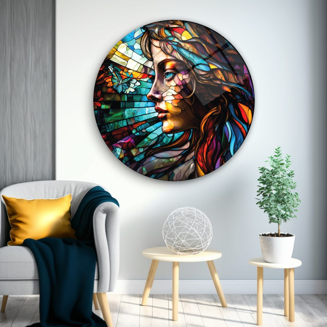 Mosaic Glass Wall Art