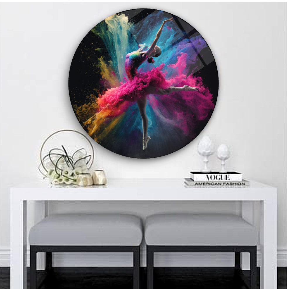 Ballerine Glass Wall Art