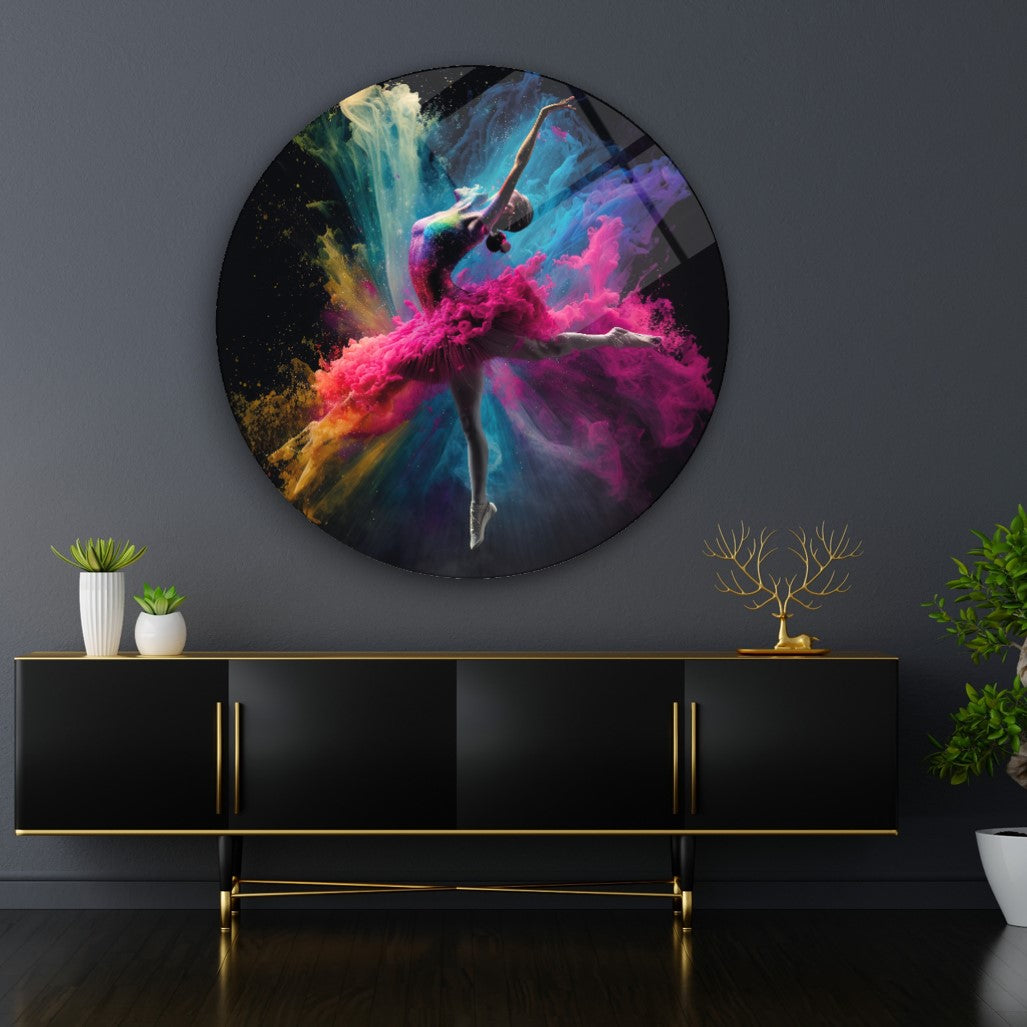 Ballerine Glass Wall Art
