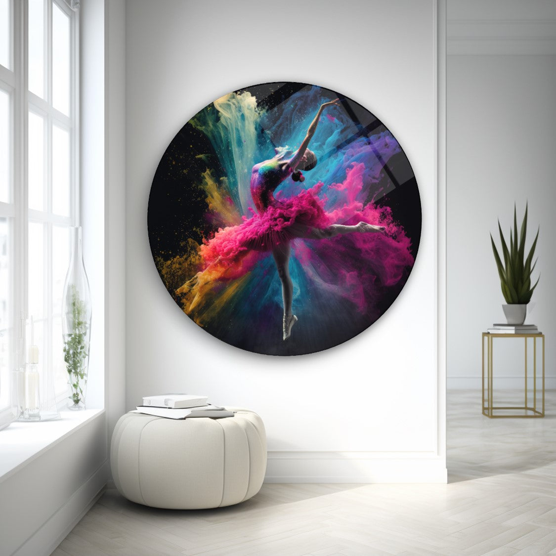 Ballerine Glass Wall Art