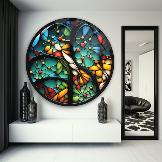 Art mural en verre mosaïque