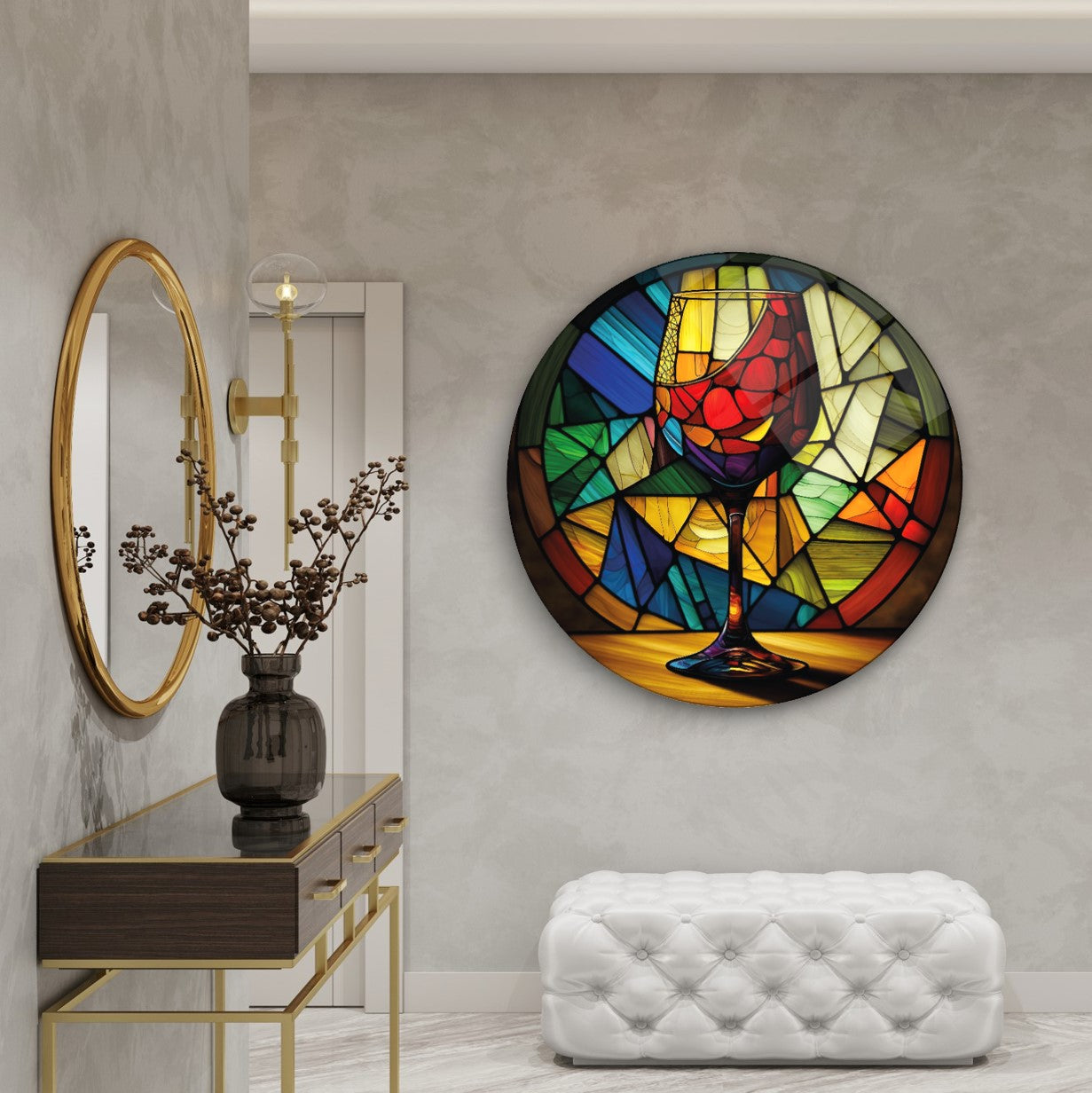 Мosaic Glass Wall Art