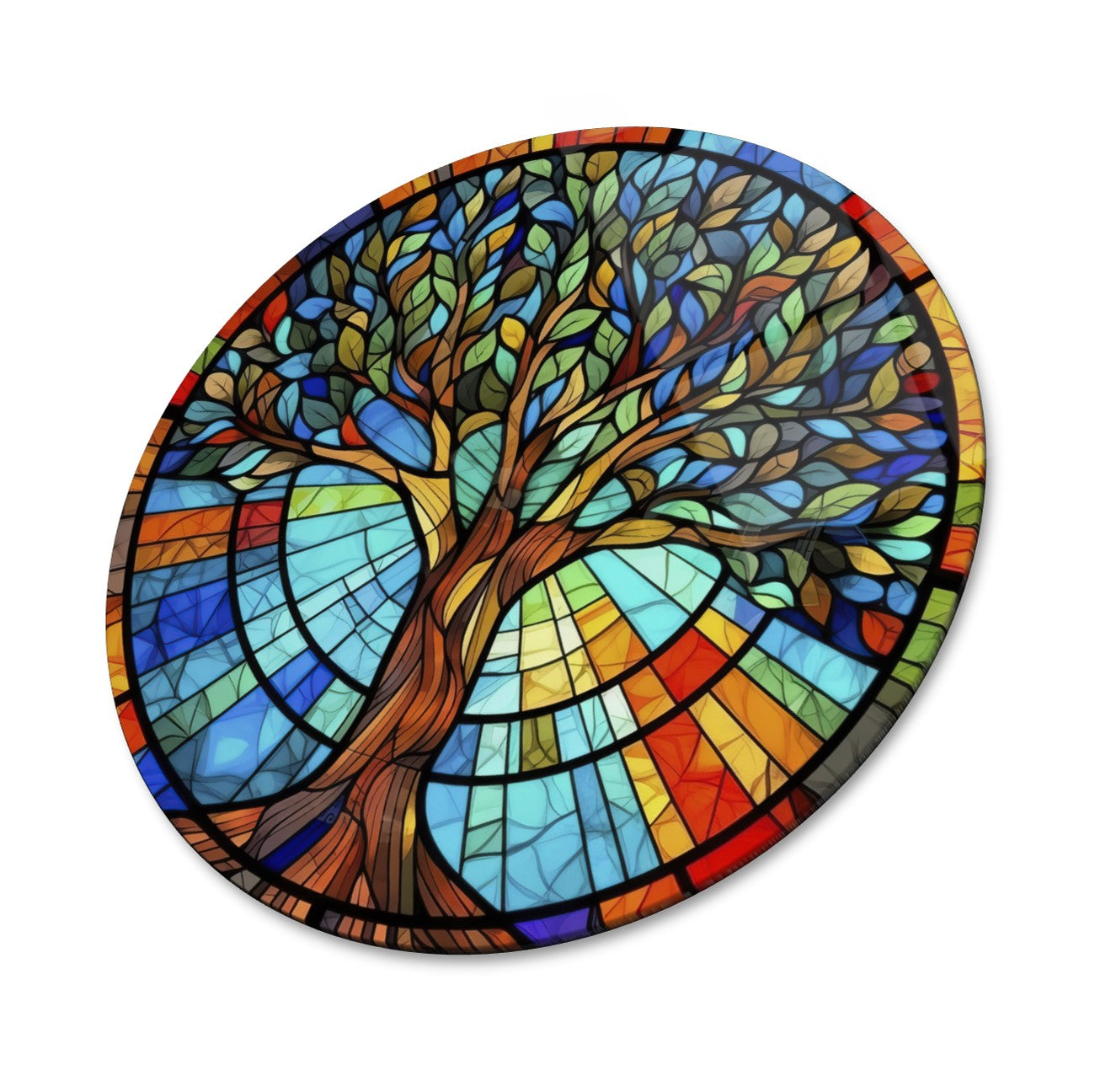 Décoration murale en verre Arbre de vie