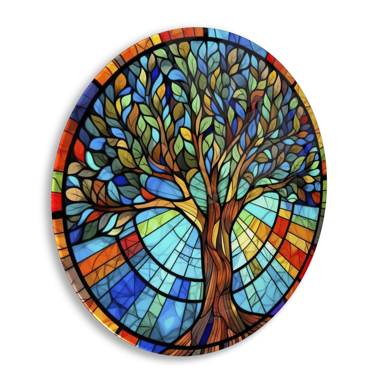 Décoration murale en verre Arbre de vie