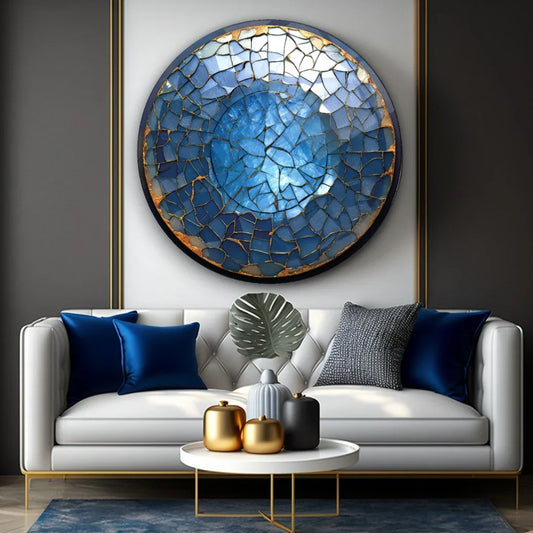 Mosaic Glass Wall Art - LUXARTDECO
