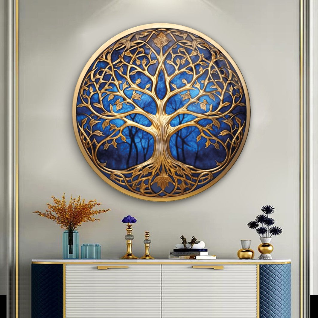 Décoration murale en verre Arbre de vie