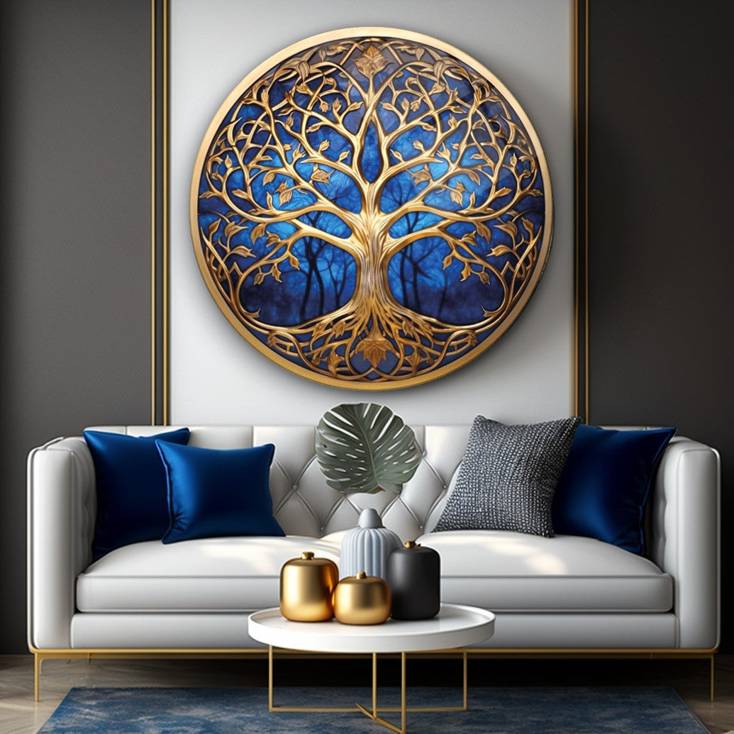 Décoration murale en verre Arbre de vie