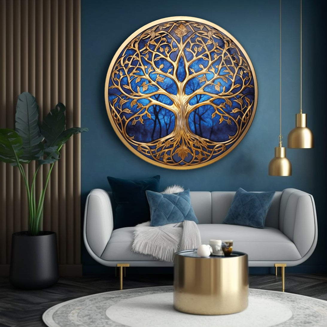 Décoration murale en verre Arbre de vie