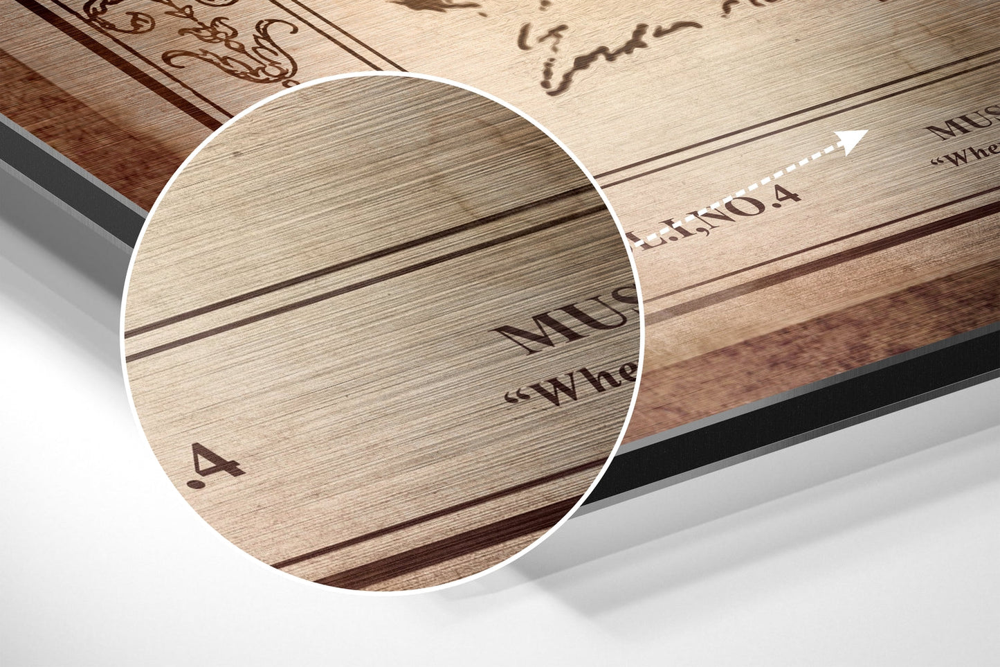 Brushed Aluminium Dibond Wall Art