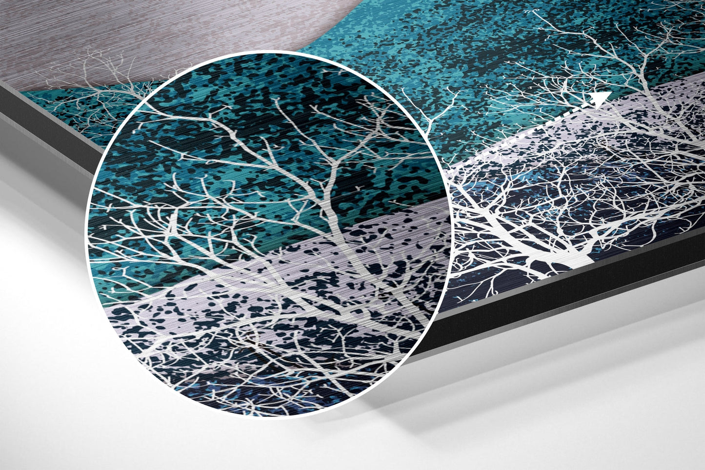 Brushed Aluminium Dibond Wall Art