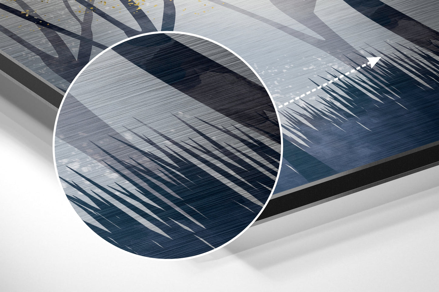 Brushed Aluminium Dibond Wall Art