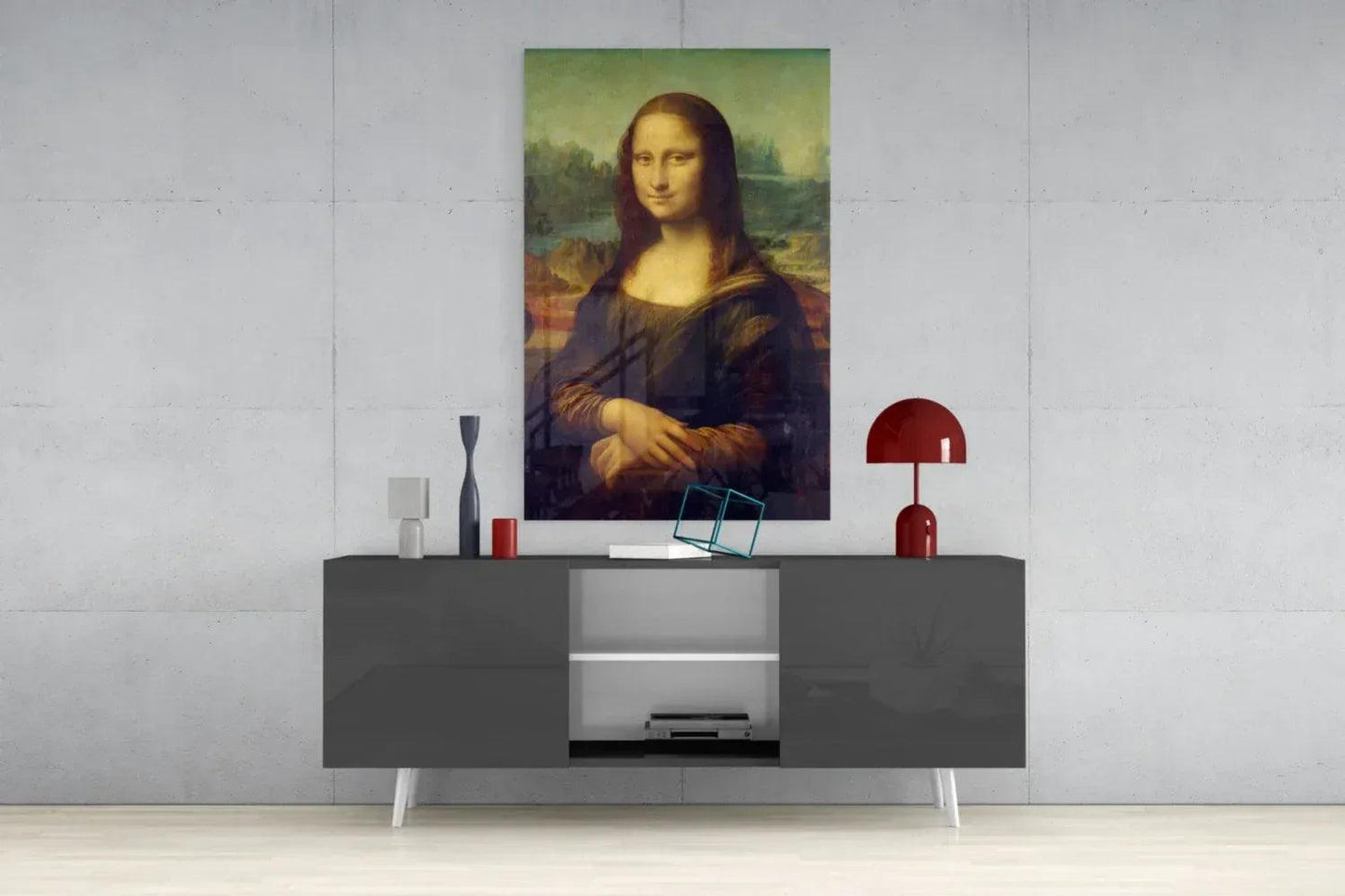 Mona Lisa Glass Wall Art - LUXARTDECO