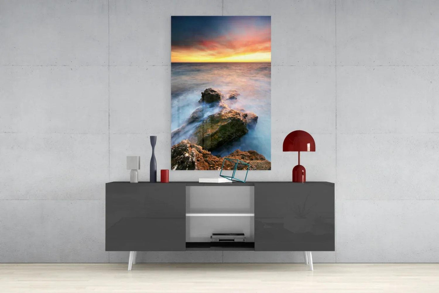 Sunset Glass Wall Art - LUXARTDECO