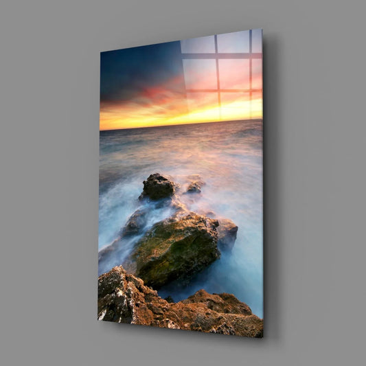 Sunset Glass Wall Art - LUXARTDECO