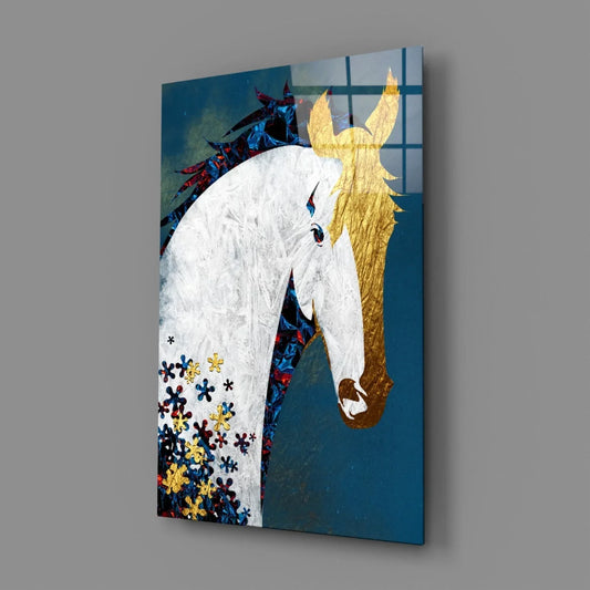 Horse Glass Wall Art - LUXARTDECO