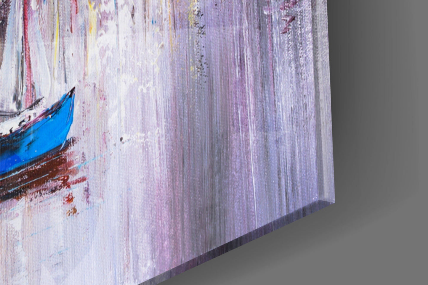 Abstract Glass Wall Art