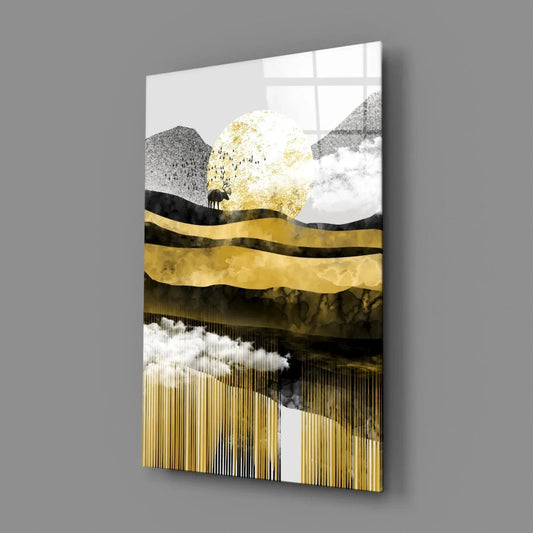 Abstract Glass Wall Art - LUXARTDECO