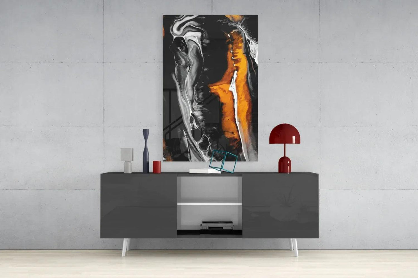 Abstract Glass Wall Art - LUXARTDECO