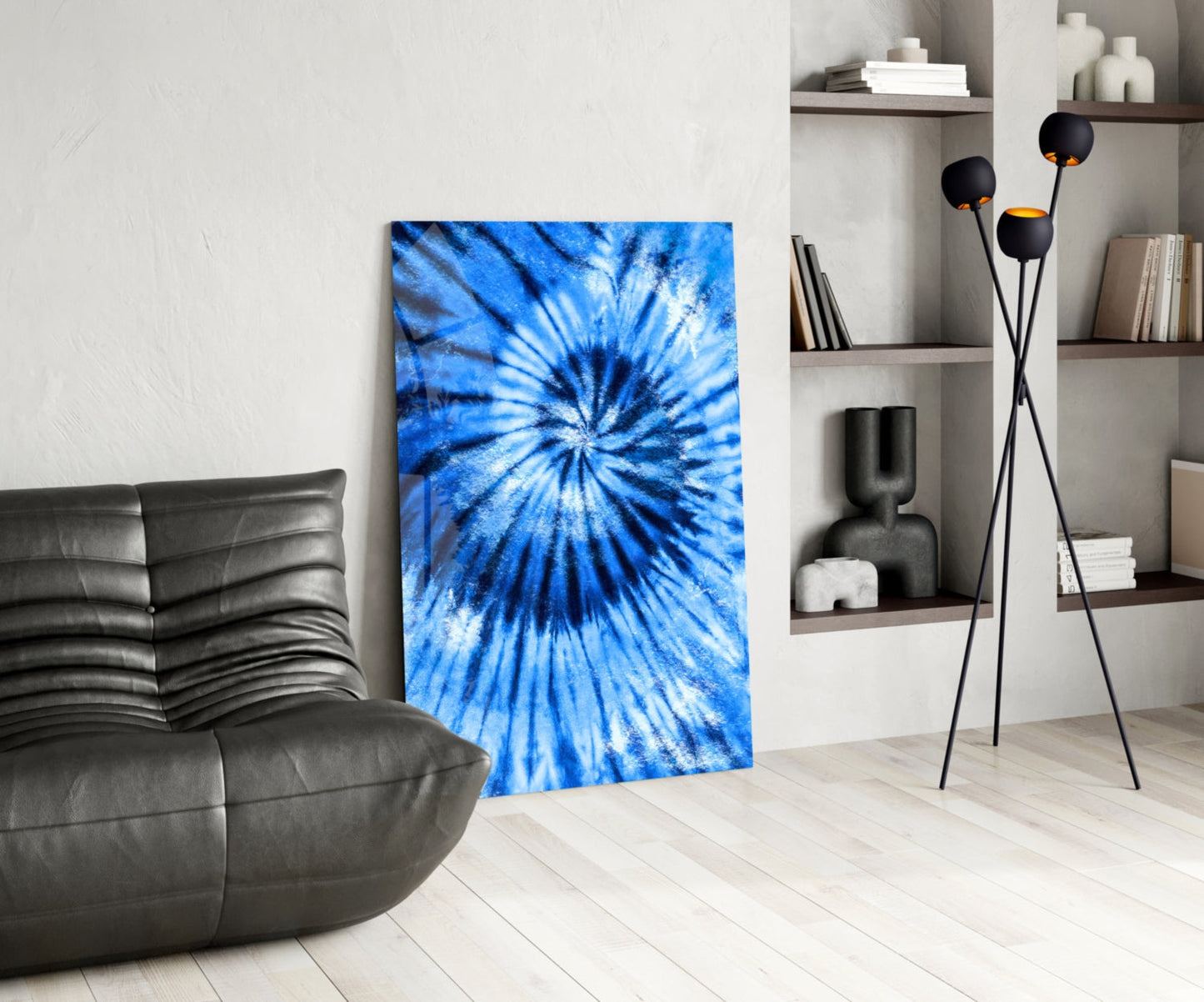 Blue Mosaic Glass Wall Art