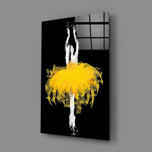 Ballerina Glass Wall Art - LUXARTDECO