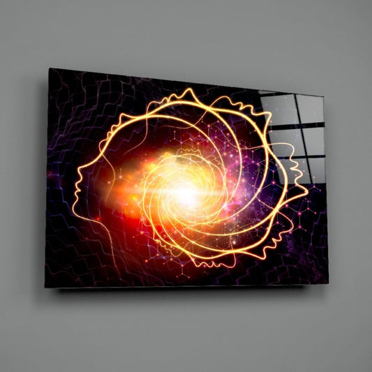 Space Glass Wall Art