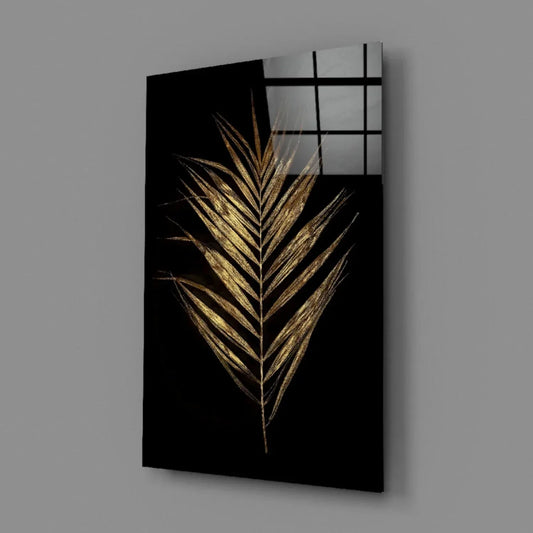 Feather Glass Wall Art - LUXARTDECO
