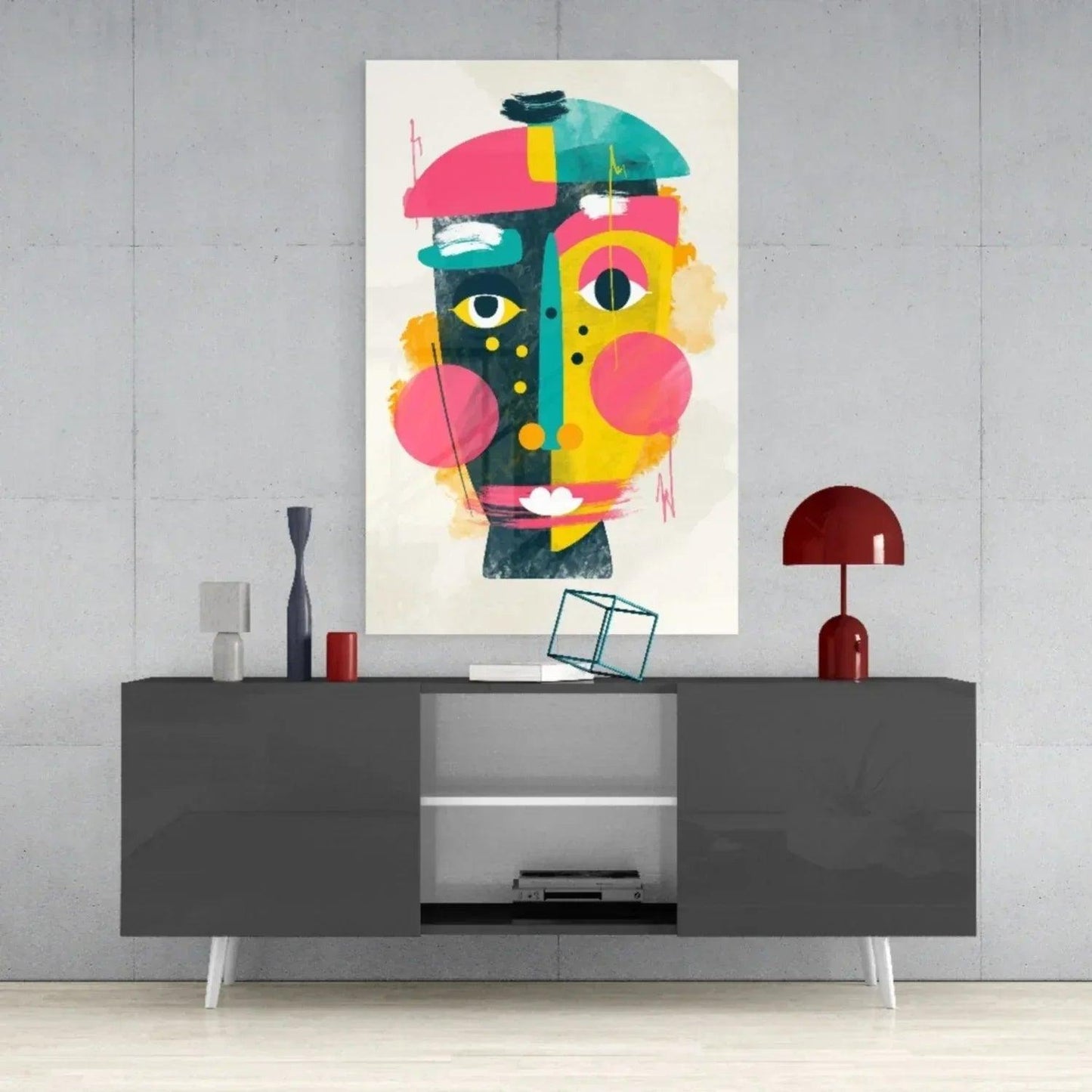 Illustration Glass Wall Art - LUXARTDECO