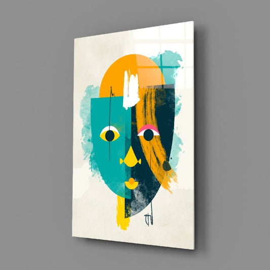 Illustration Glass Wall Art - LUXARTDECO