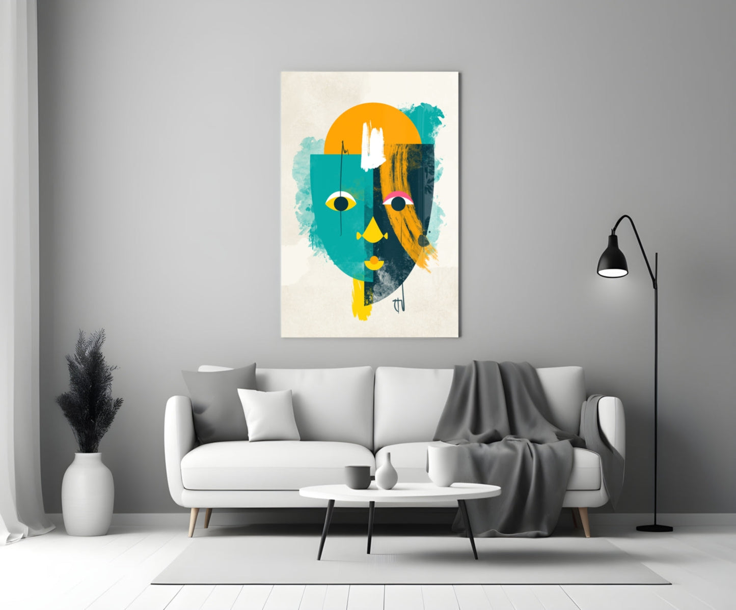Illustration Glass Wall Art
